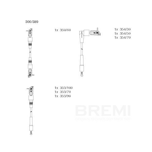 BREMI Z&uuml;ndleitungssatz 300/389