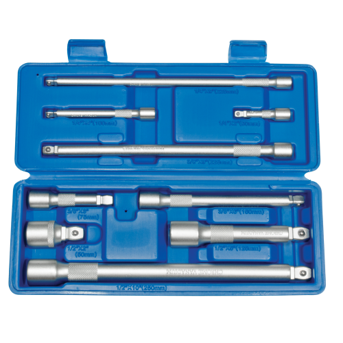 Kippverl&auml;ngerungssatz, 1/4+3/8+1/2 Zoll 9-teilig SW Stahl 05985L