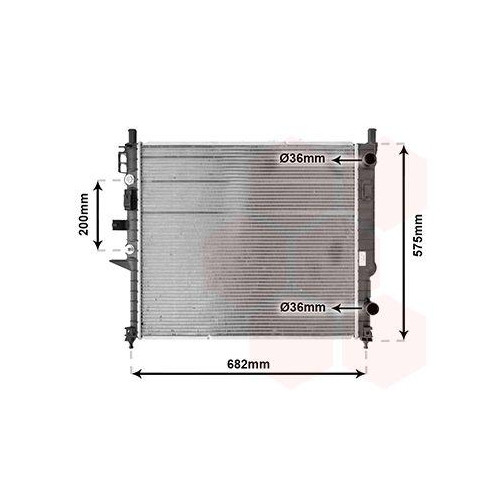 VAN WEZEL K&uuml;hler, Motork&uuml;hlung 30002331