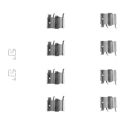 TEXTAR Zubeh&ouml;rsatz, Scheibenbremsbelag 82060000