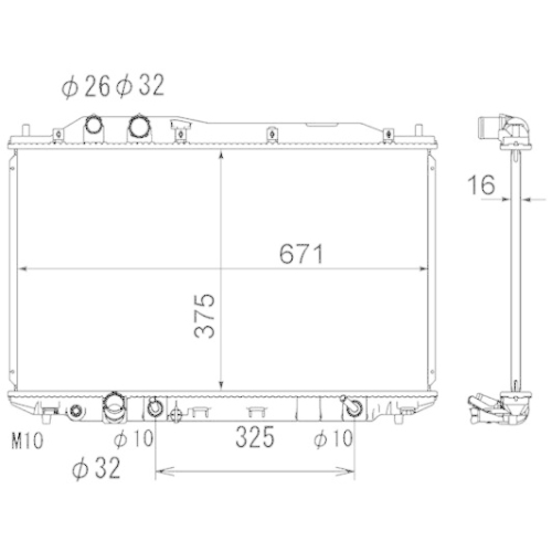 MAHLE K&uuml;hler, Motork&uuml;hlung BEHR CR 1894 000S
