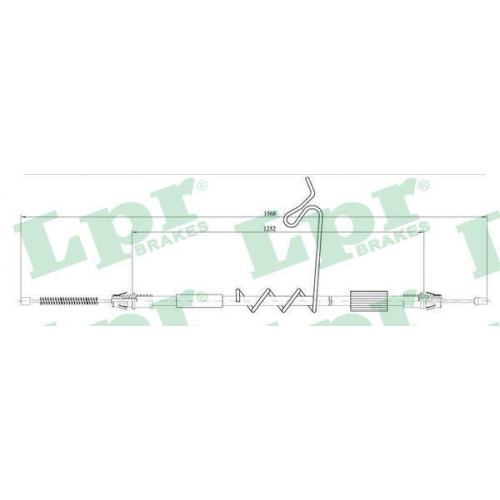 LPR Seilzug, Feststellbremse