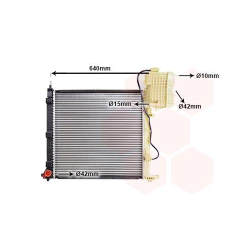 VAN WEZEL K&uuml;hler, Motork&uuml;hlung 30002336