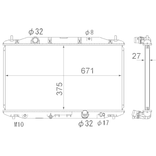 MAHLE K&uuml;hler, Motork&uuml;hlung BEHR CR 1895 000S