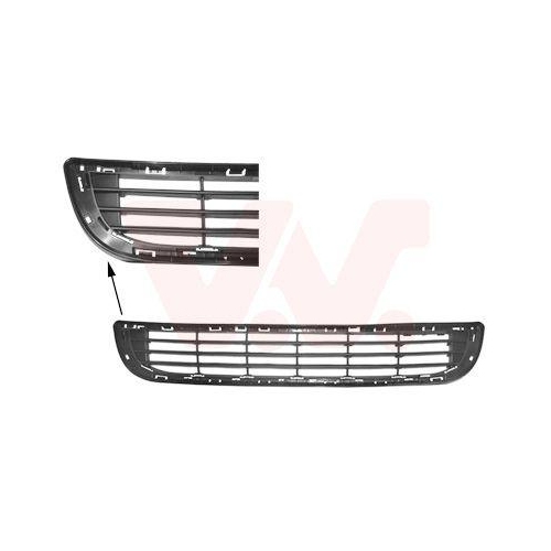 VAN WEZEL L&uuml;ftungsgitter, Sto&szlig;f&auml;nger ** Equipart ** 0906590