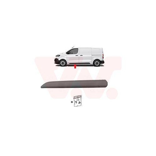 VAN WEZEL Zier-/Schutzleiste, T&uuml;r ** Equipart ** 0944403