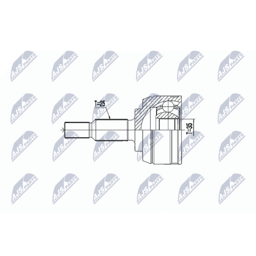 NTY Gelenksatz, Antriebswelle NPZ-RE-046