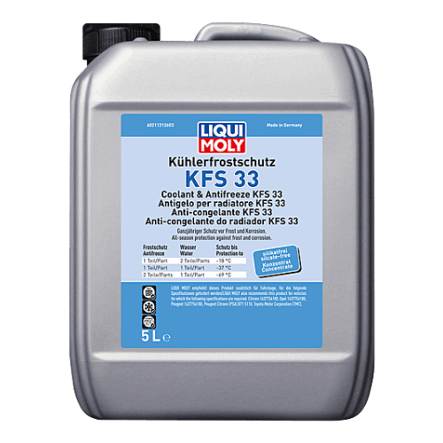 LIQUI MOLY K&Uuml;HLERFROSTSCHUTZ KFS 33 FROSTSCHUTZ K&Uuml;HLERSCHUTZ 5L 21131