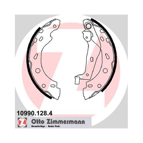 ZIMMERMANN Bremsbackensatz 10990.128.4