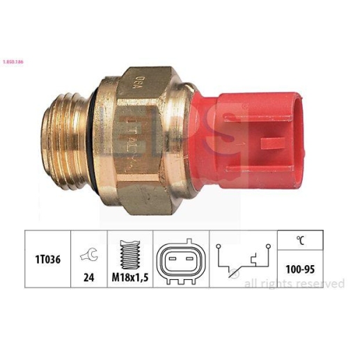 EPS Temperaturschalter, K&uuml;hlerl&uuml;fter Made in Italy - OE Equivalent