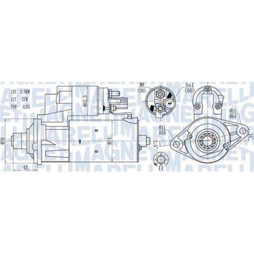 MAGNETI MARELLI Starter