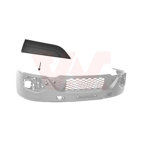 VAN WEZEL Zier-/Schutzleiste, Sto&szlig;f&auml;nger 2817582