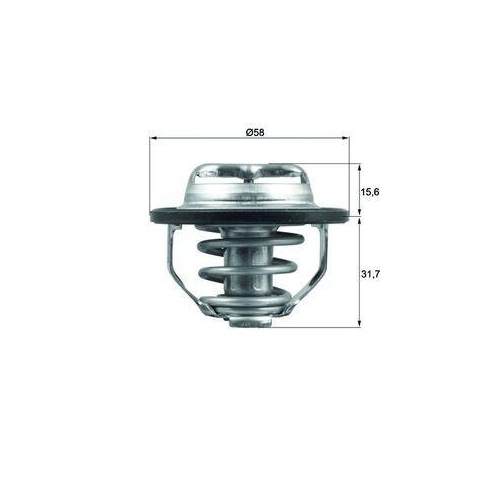 MAHLE Thermostat, K&uuml;hlmittel BEHR TX 122 82