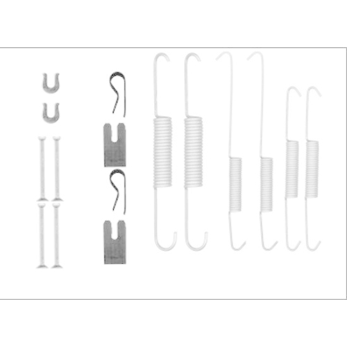 TEXTAR Zubehörsatz, Bremsbacken 97040000