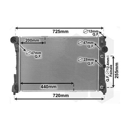 VAN WEZEL K&uuml;hler, Motork&uuml;hlung 30002452