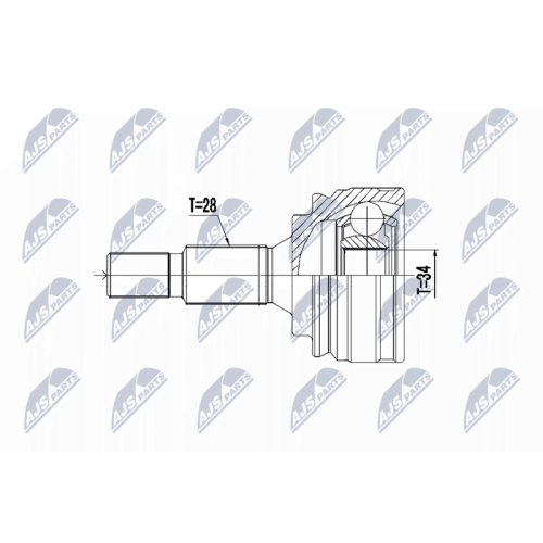 NTY Gelenksatz, Antriebswelle NPZ-PE-031