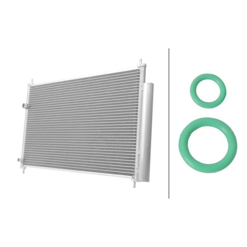 HELLA Kondensator, Klimaanlage >>> Easy2Fit <<< 8FC 366 221-481