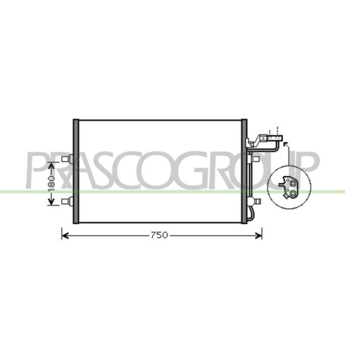 PRASCO Kondensator, Klimaanlage PrascoSelection VV220C004