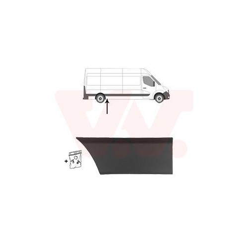 VAN WEZEL Zier-/Schutzleiste, Seitenwand 3799426