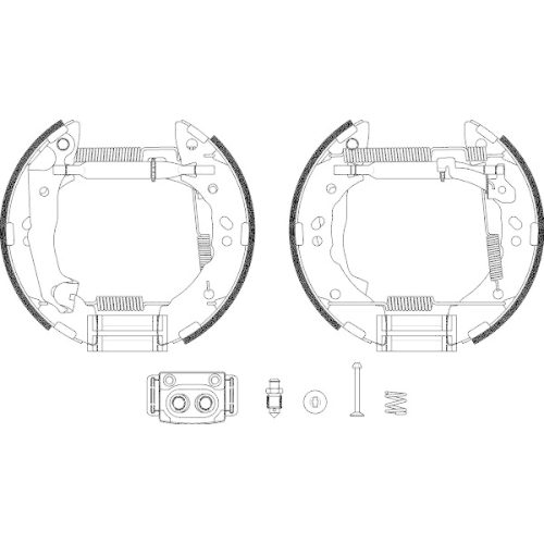 TEXTAR Bremsbackensatz Shoe Kit Pro 84056801