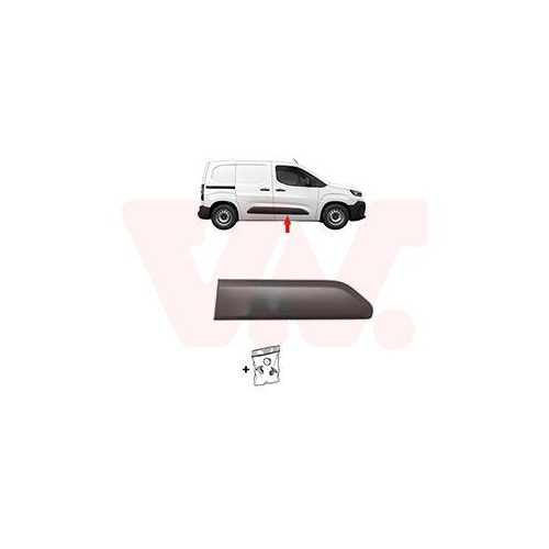VAN WEZEL Zier-/Schutzleiste, T&uuml;r ** Equipart ** 0991404