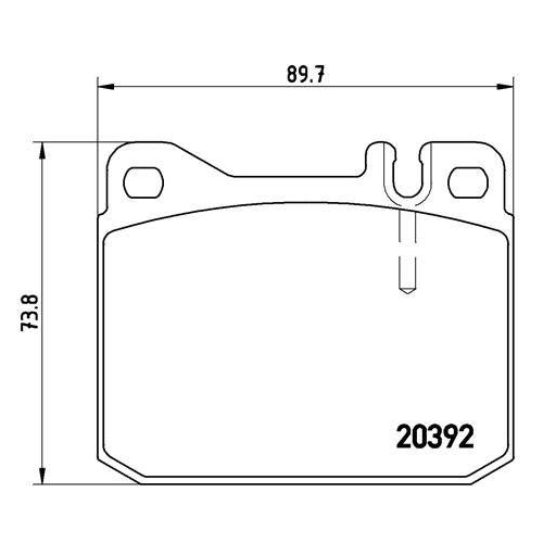 BREMBO Bremsbelagsatz, Scheibenbremse PRIME LINE P 85 007