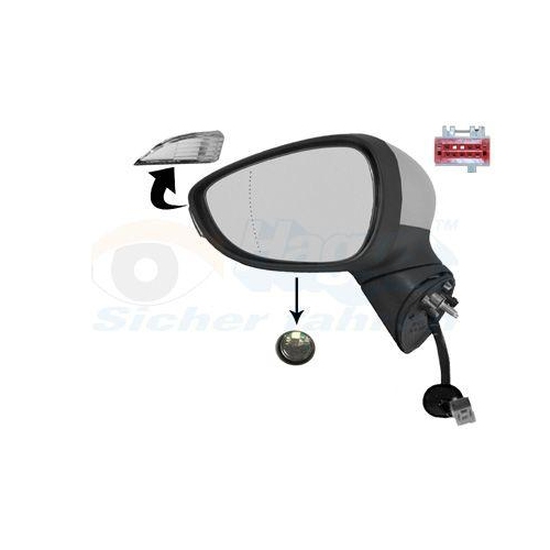 VAN WEZEL Au&szlig;enspiegel * HAGUS * 1808825