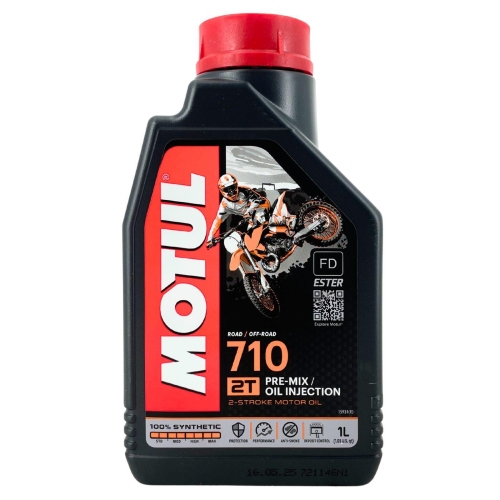 Motor&ouml;l Motoren&ouml;l Motul 710 2T vollsynthetisch 1 Liter 1L 104034