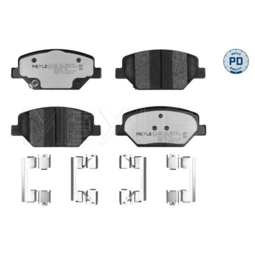 MEYLE Bremsbelagsatz, Scheibenbremse MEYLE-PD: Advanced performance and design. 025 221 3819/PD
