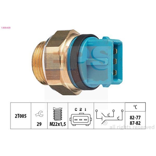 EPS Temperaturschalter, K&uuml;hlerl&uuml;fter Made in Italy - OE Equivalent