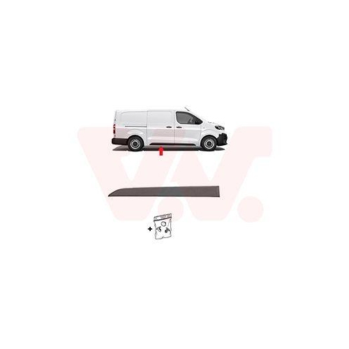 VAN WEZEL Zier-/Schutzleiste, T&uuml;r ** Equipart ** 3892406