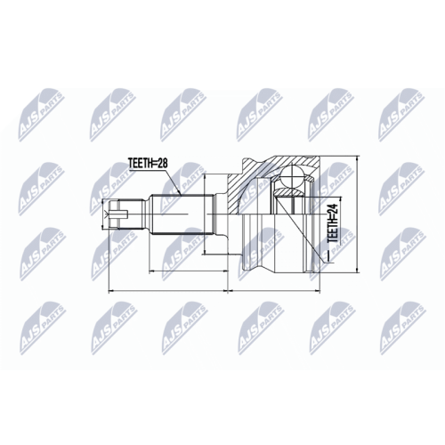 NTY Gelenksatz, Antriebswelle NPZ-SU-032