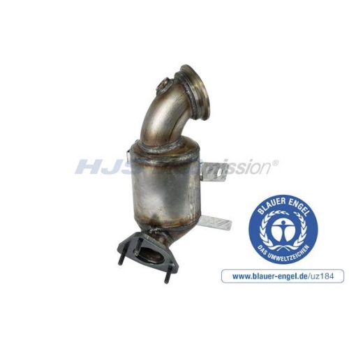 HJS Katalysator mit Umweltzeichen "Der Blaue Engel"