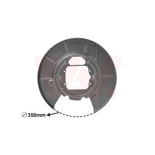 VAN WEZEL Spritzblech, Bremsscheibe 0685374