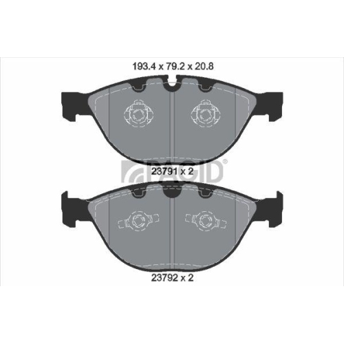 PAGID Bremsbelagsatz, Scheibenbremse T1550N