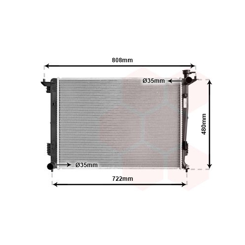 VAN WEZEL K&uuml;hler, Motork&uuml;hlung 82002285