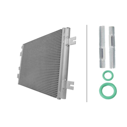HELLA Kondensator, Klimaanlage >>> Easy2Fit <<< 8FC 366 221-551