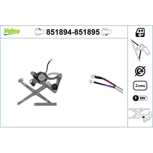 VALEO Fensterheber 851895