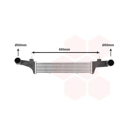 VAN WEZEL Ladeluftk&uuml;hler 30004224