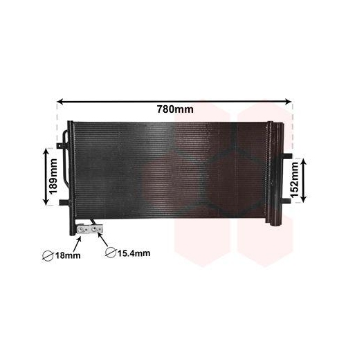 VAN WEZEL Kondensator, Klimaanlage 03005382