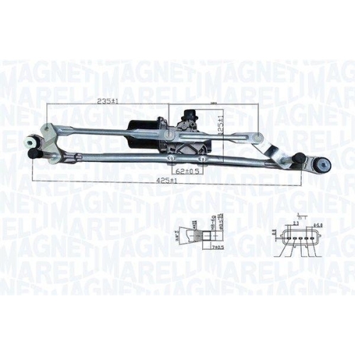 MAGNETI MARELLI Scheibenreinigungsanlage 064376100010