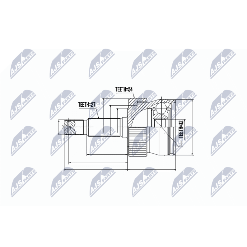 NTY Gelenksatz, Antriebswelle NPZ-CH-008
