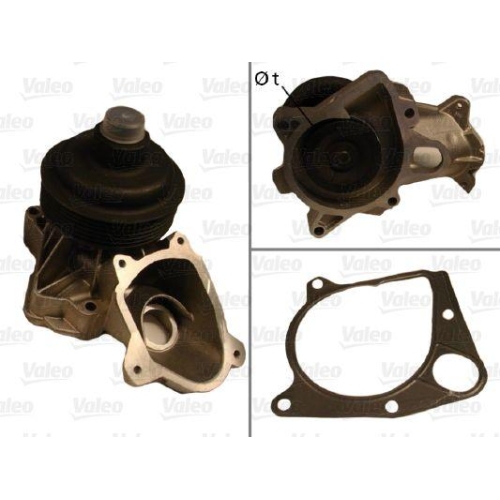 VALEO Wasserpumpe, Motork&uuml;hlung 506711