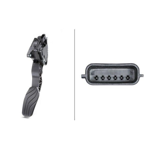 HELLA Sensor, Fahrpedalstellung 6PV 009 978-761