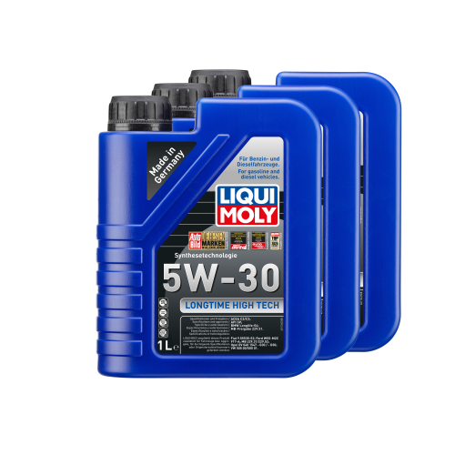 Liqui Moly Motor&ouml;l Longtime High Tech, 5W-30, 3 Liter - 3x 1136