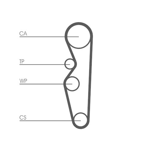 CONTINENTAL CTAM Zahnriemen CT576