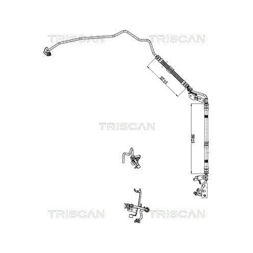 TRISCAN Hydraulikschlauch, Lenkung 8516 16005