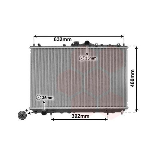 VAN WEZEL K&uuml;hler, Motork&uuml;hlung *** IR PLUS *** 32002142