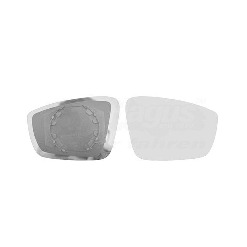VAN WEZEL Spiegelglas, Au&szlig;enspiegel * HAGUS * 7617832