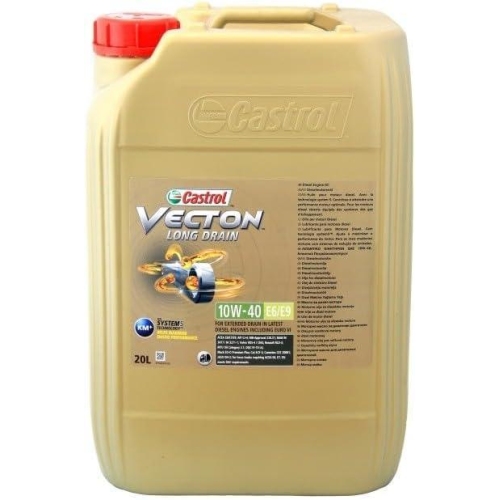 CASTROL 15B347 Motoröl 10W-40 VECTON LONG DRAIN E6/E9 20 Liter Kanister